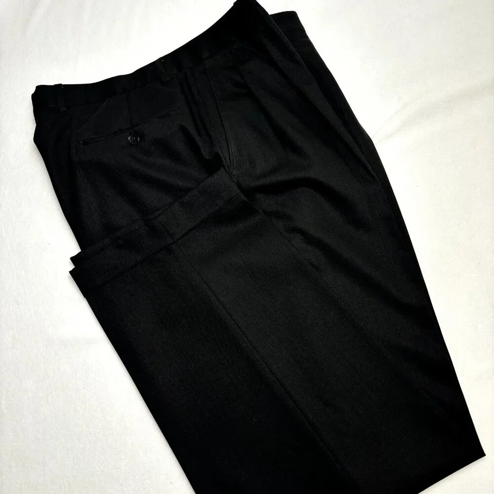 ULTIMO Uomo Men's Suit 42L Black Wool 2-Piece: Blazer & Dress Pants 36x31 Canada